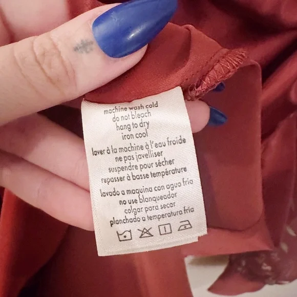 WeWoreWhat x Danielle Bernstein Puff Sleeve Roses & Daisies Mini Dress Red - Picture 4 of 9